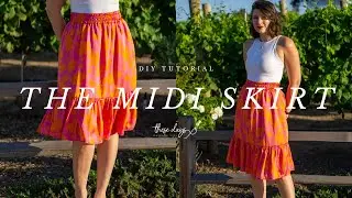 The Midi Skirt Sew Along | These Days Sewing Patterns Tutorial