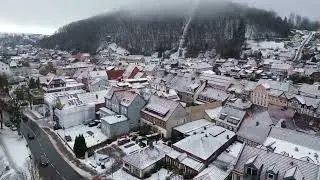 Beautiful Harz mountain region, 4K, relaxing view.