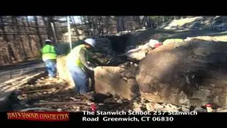 Tony's Masonry Stone Wall Project CT