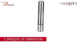 Bullets Rechargeable Bullet by CalExotics | Compact Silver Massager Demo