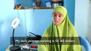 Celebrating Somali Women in business - Meet Hibaq Noor Salad from Adaado a mobile repair technician.