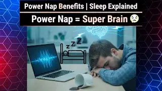 POWER NAP Benefits Explained 💤 | How Short Naps Boost Brain, Focus & Energy | Health Explained