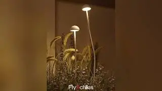Modern Waterproof Minimalist Mushroom Stainless Steel LED Outdoor Landscape Lights