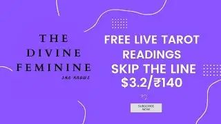Free Live Tarot Readings💜11.11 4 Questions/$5 General/General Love/$3.2 Skip the Free List💜S-855