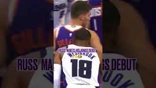 Russell Westbrook gets to WORK and-1 for his 1st Kings bucket! 💜 📽️: @SacramentoKings