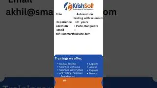 Software Testing Job updates.