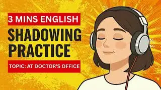 English Shadowing Practice On Visit to Doctor's Office #englishspeaking #englishlearning #english