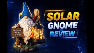 Review - ZQQLITE Garden Gnome Statues Figurine Lights - Solar Powered Lighting Outdoor De