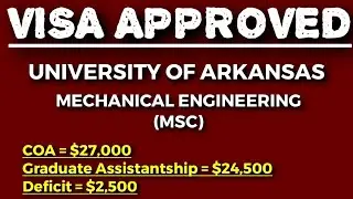 F1 Questions And Answers Visa Interview || University Of Arkansas || Mechanical Engineering