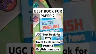 ✨ Best Book for Paper 2 UGC NET JRF DEC 2024✨