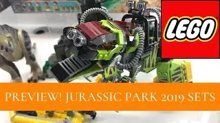 Preview!  LEGO Jurrasic World August Sets -  New York Toy Fair 2019