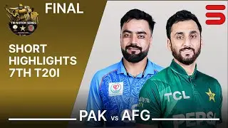 Short Highlights | Pakistan vs Afghanistan | T20I Tri Nation Series 2025 | Match 7 FINAL | M3Q1K