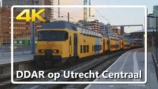 [4k / 2160p video] Dubbele DDAR vertrekt van Utrecht Centraal!