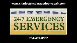 Charlotte NC Garage Door Repair - 704-499-8962 - Free Estimate