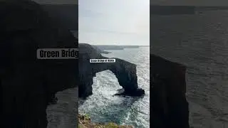 Green Bridge of Wales in Pembrokeshire #nature #unitedkingdom #shorts
