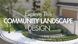 Designing Luxury Community Landscape | Blount Designs, Dallas Landscape Architecture Firm