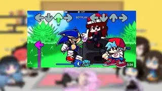 My gacah react FNF vs Sonic exe Too Slow ENCORE By @MCthunder203 
