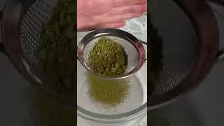 ASMR making Matcha