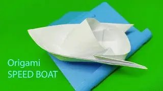 Origami Speed Boat | Perahu Motor kertas