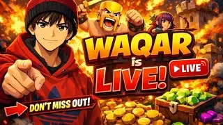 Live Base Visit | Waqar Is Live TH 14 Attack Strategy #clashofclans​​​ #coc​​​ @clashofclans