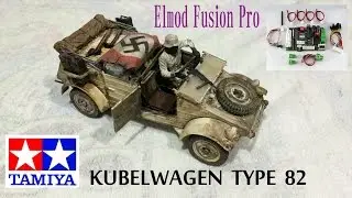 戦車なう5. 1/16 RC kubelwagen Elmod fusion pro　の巻　キューベルワーゲン