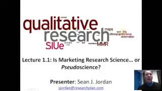 Lecture 1.1: Is Marketing Research Science or Pseudoscience?