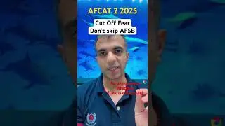 AFCAT LOW SCORE: AFSB Worth It or Skip It I Low AFCAT Score &ne; No Chance I Myth v/s Facts #afsb