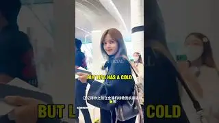 LISA AT THE AIRPORT HEADING TO PARIS! 😍 #lisa #lalosa #lisamanoban