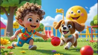 Primal-Pixel-Tales | 🎵 Max&rsquo;s Fun Day at the Park! 🌞🎾 | Nursery Rhyme for Kids #KidsSongs