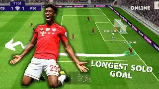 Longest Online Solo Goal ⚡by the K. Coman 😱 Pes 2021 Mobile #shorts #pes #icon #trick #pes2021mobile