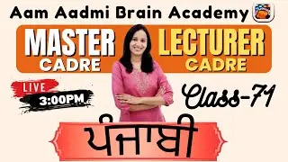 Master Cadre Punjabi | 2nd paper preparation |master cadre new update |Aam Aadmi Brain Academy