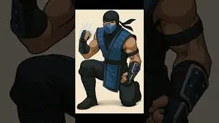 Unleashing the icy wrath of Sub-Zero ❄️🔥 From classic Mortal Kombat design to an epic