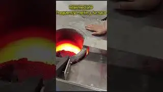 Electromagnetic induction, medium frequency heating - medium frequency melting furnace