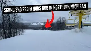 Skiing Sno Pro Trail At Nubs Nob Ski Resort