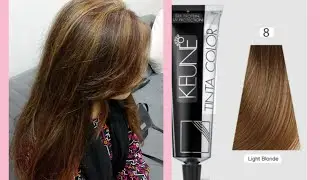 Hair HighLights Method At Home,Keune Hair Colour 8 ,Hair Highlights