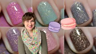Cuticula Galaxy Macaron Collection Nail Polish Swatches