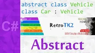 Abstract Class in C# 💻 An Abstract Keyword Tutorial with Virtual Methods & Override