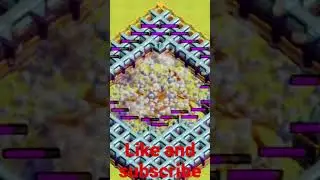 Clash of clans wall vs earthquake spell attack fun video