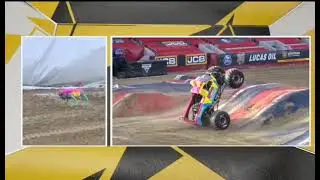 Bailey Circuit robot dog mocks truck #monsterjam