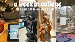 a week in college as a radio and television student 🎥
