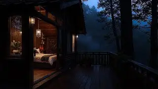 Your Safe Space in the Forest 🌧 | Heavy Rain Sounds to Calm Anxiety & Sleep Well (8 Hours)
