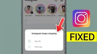 Instagram keeps stopping problem 2025 || How to solve instagram keeps stopping problem fix