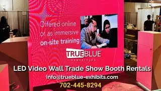 LED Video Wall Rental Las Vegas - TrueBlue Exhibits