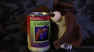 Opening a Canned Bat!!!??? (Stuffed Animal)