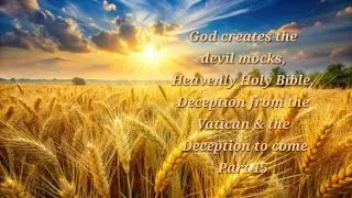God creates the devil mocks, Heavenly Holy Bible,  Deception from the Vatican & the Deception Pt 15