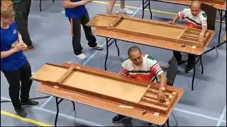 Rickard Ersson - Ram&oacute;n Gopie 144-106, Second round of Semi Finals world cup 2023 Sweden vs. Surinam