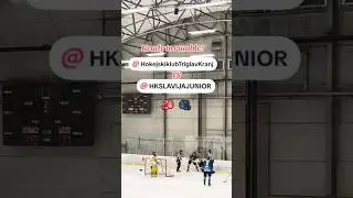 Hockey rumbles on the @IHL @Hokejski klub Triglav Kranj vs. @HK SLAVIJA JUNIOR game