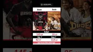 dude vs bison movie budget and collection comparison #shorts #trending