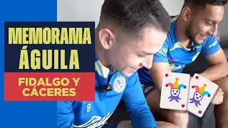 ¡Memorama Águila con ÁLVARO FIDALGO y SEBASTIÁN CÁCERES! | Poniendo a PRUEBA a nuestros JUGADORES