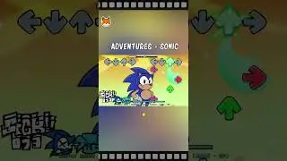 Adventure - SONIC. FRIDAY NIGHT FUNKIN. #fnf #sonic #gameplay #shorts #cortos